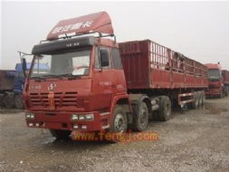 租購式出租積壓陜汽奧龍雙導(dǎo)向牽引車